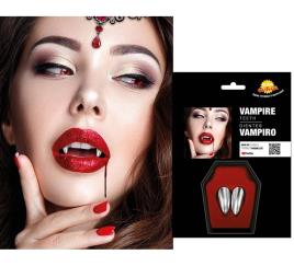 Presas de Vampiro Prateadas