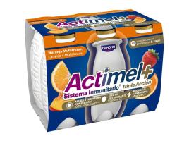 Probiotico Actimel Multifrutas Laranja 6x100g