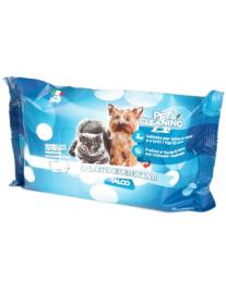 Toalhetes De Limpeza Cães E Gatos Talco 35 Unidades