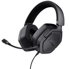 Fones de ouvido para jogos com microfone Trust Gaming GXT 492 Carus/ Jack 3.5/ Preto