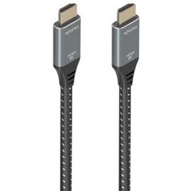 Cabo HDMI 2.1 8K Aisens A150-0876/ HDMI Macho - HDMI Macho/ 5m/ Cinza e Preto