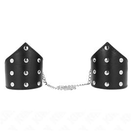 KINK - PULSEIRAS ESTILO PONTO PRETO COM CORRENTE AJUSTÁVEL ??17-23 CM X 8,5 CM