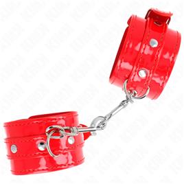 KINK - PUNHOS DE MÃO BRILHANTE VERMELHO AJUSTÁVEL 23-33 CM