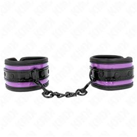 KINK - PUNHOS DE NEOPRENE ROXO CLARO AJUSTÁVEIS 21-28 CM X 5 CM