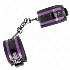KINK - PUNHOS DE NEOPRENE ROXO CLARO AJUSTÁVEIS 21-28 CM X 5 CM