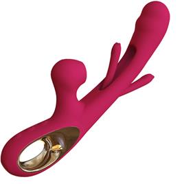ARMONY - VIBRADOR DE IMPACTO SWING E ESTIMULADOR DUPLO MODELO 2 BORDEAUX