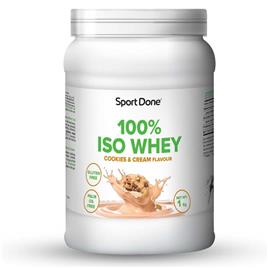 Sportdone Proteína 100% Whey Isolate Cookies & Cream Bote 1kg