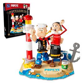 Pantasy Jogo De Construção Popeye E Olivia 33 Cm