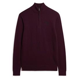 Superdry Suéter Com Meia-zíper Essential Embroidered