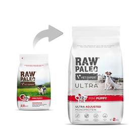 Raw Paleo Comida Para Cães De Raças Pequenas Ultra Mini De Carne Bovina 2kg