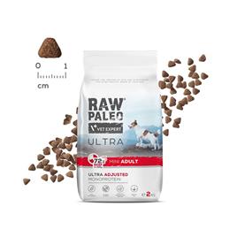 Raw Paleo Comida Para Cães Adultos Ultra Mini De Carne Bovina 2kg