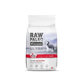 Raw Paleo Comida Para Cães De Carne Bovina Ultra Média E Grande 2kg