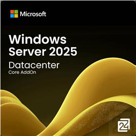 Microsoft Windows Server 2025 Datacenter Core AddOn 16 Core
