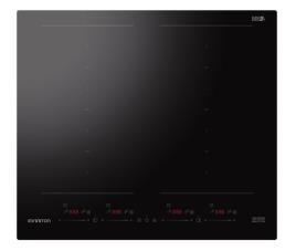 Placa de cozinha de indução infiniton indf8bk74g38, multizona 8 elementos