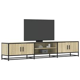 vidaXL Móvel de TV 210x35x41 cm derivados de madeira carvalho sonoma