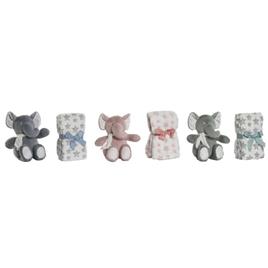 Conjunto Peluche Elefante com Manta