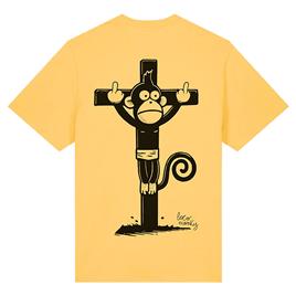 Loco Monky Camiseta De Manga Curta Pray For Monky