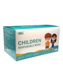 YCK Disposable Blue Kids Face Masks 50 Un