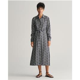 Gant Vestido De Manga Comprida G Patterned