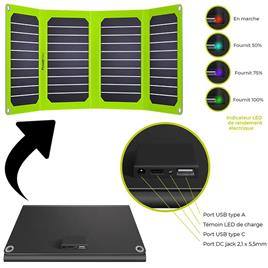 Powertec Painel Solar Pt Flap 21w