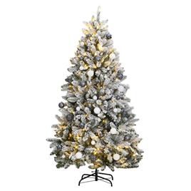 vidaXL Árvore Natal artificial articulada c/ 300 luzes LED+bolas 270cm
