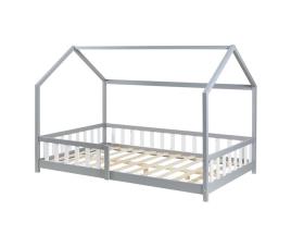Cama de criança hesel em forma de casa de pinho [en.casa] 205x146