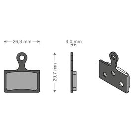 Brenta Ciclo Pastilhas De Freio A Disco Sinterizadas Durace/xtr/mcx1shimano/rever/tek