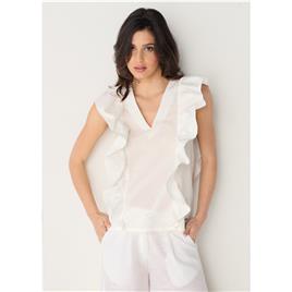 Victorio & Lucchino Blusa Sem Mangas 134691-3594-738 Ruffled
