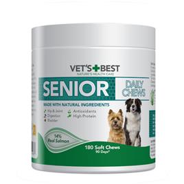 Vet's Best Senior Daily Chews Salmão - 400 g (180 unidades)