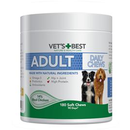 Vet's Best Adult Daily Chews Frango - 400 g (180 unidades)