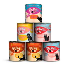 Lucky Lou Adult 6 x 800 g - Tasty Mix (4 variedades)