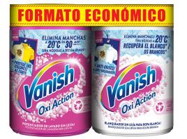 Aditivo Tira Nódoas Vanish Cores 800gr + Brancos 800gr