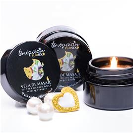 VELA COM FEROMONAS AROMA MARACUJ? 20ML TENTACI?N PLAY SEX