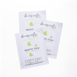 20 MONODOSES DE LUBRIFICANTE COM SABOR A MOJITO THAI 5ML TENTACI?N PLAY SEX