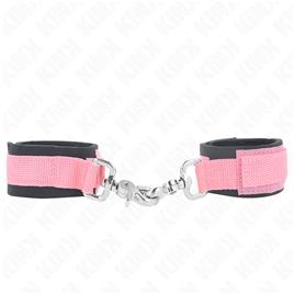 KINK - PUNHOS DE NEOPRENE AJUSTÁVEIS ROSA AJUSTÁVEIS 22-34 CM