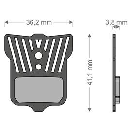 Brenta Ciclo Pastilhas De Freio A Disco Light Tech Elixir 9/7/cr/xx/x0/t/tl Avid/sram