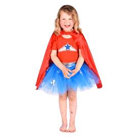 Den Goda Fen Fantasia De Supermulher Infantil