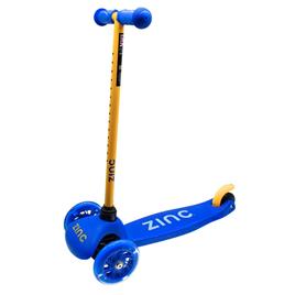 Zinc Scooter 3 Wheeled Sparkle Light Up