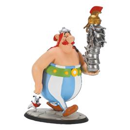 Plastoy Estátua Asterix Obelix Stack Of Helmets And Dogmatix 21 Cm