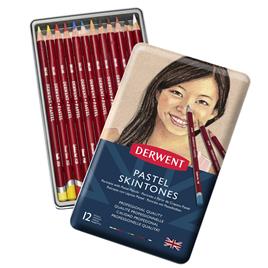 Derwent Lápis Pastel, 12 Tons de Pele