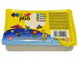 Argila Modelar Colorplus, Branco, 1,5 kg