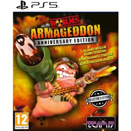 Playstation Games Ps5 Worms Armageddon Anniversary Collector´s Edition