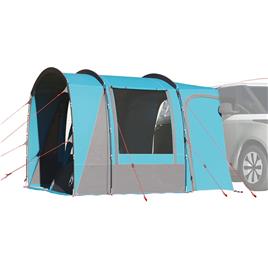 vidaXL Tenda de carro para 4 pessoas impermeável azul