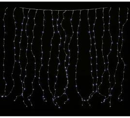 Cortina de 300 LEDs brancos