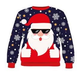 Suéter legal de Natal do Papai Noel para homens