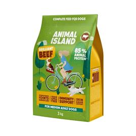 Animal Island Comida Para Cães Brilliant Beef 3kg