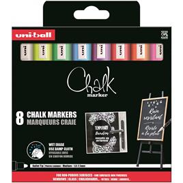 Uniball Marcador Chalk Pwe-5m 302422090 8 Unidades