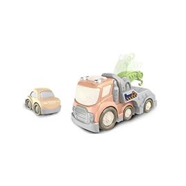 Giros Caminhão Guindaste Ecológico Com Carro Pequeno 30 Cm