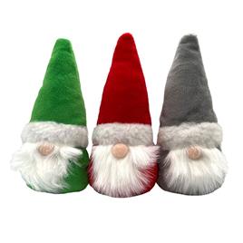 Gnomos de Natal Aumüller com erva-gateira para gatos - 3 unidades