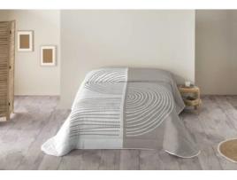 Edredão Estampado Cama 135 Microfibra de Poliéster Feita na Espanha Lino 1 NATURALS
